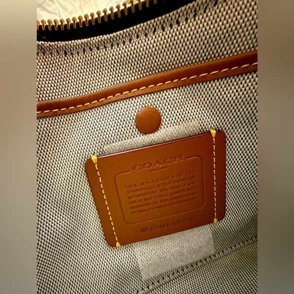 Coach NWT Juliet Shoulder Bag 25 With Multi Shearling Patchwork CW646 - Picture 11 of 16